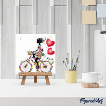 Afbeelding in Gallery-weergave laden, Diamond Painting - Fiets en bloemen Diamond Painting Bloemen, bloemen