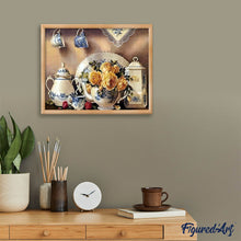 Afbeelding in Gallery-weergave laden, Diamond Painting - Theeservice Diamond Painting Keuken, keuken