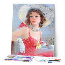Afbeelding in Gallery-weergave laden, Diamond Painting - Elegant in Rood
