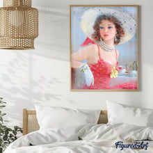 Afbeelding in Gallery-weergave laden, Diamond Painting - Elegant in Rood