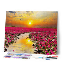 Afbeelding in Gallery-weergave laden, Diamond Painting - Waterlelies Diamond Painting Landschappen, landschappen