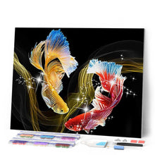 Afbeelding in Gallery-weergave laden, Diamond Painting - Duo van Vissen
