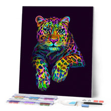 Afbeelding in Gallery-weergave laden, Diamond Painting - Pop Art Jachtluipaard
