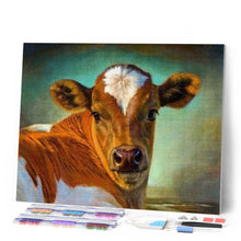 Afbeelding in Gallery-weergave laden, Diamond Painting - Koe dieren, koeien, Diamond Painting Dieren