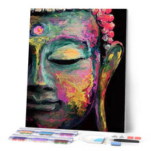 Afbeelding in Gallery-weergave laden, Diamond Painting - Boeddha Gezicht