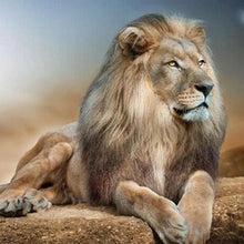 Afbeelding in Gallery-weergave laden, Diamond Painting - Grote Leeuw dieren, Diamond Painting Dieren, leeuwen