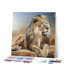 Afbeelding in Gallery-weergave laden, Diamond Painting - Grote Leeuw dieren, Diamond Painting Dieren, leeuwen