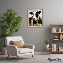 Afbeelding in Gallery-weergave laden, Diamond Painting - Mooie koe dieren, koeien, Diamond Painting Dieren