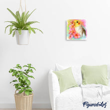 Afbeelding in Gallery-weergave laden, Diamond Painting - Gele vogel en bloemen dieren, vogels, Diamond Painting Dieren, Diamond Painting Bloemen, bloemen
