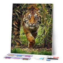 Afbeelding in Gallery-weergave laden, Diamond Painting - Leeuwenjacht dieren, Diamond Painting Dieren, leeuwen