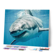 Afbeelding in Gallery-weergave laden, Diamond Painting - Haai dieren, Diamond Painting Dieren