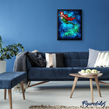 Afbeelding in Gallery-weergave laden, Diamond Painting - Zeemeermin onder water Diamond Painting Romantiek, romantiek