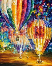Afbeelding in Gallery-weergave laden, Diamond Painting - Luchtballon   Diamond Painting Landschappen, landschappen