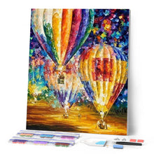 Afbeelding in Gallery-weergave laden, Diamond Painting - Luchtballon   Diamond Painting Landschappen, landschappen