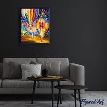 Afbeelding in Gallery-weergave laden, Diamond Painting - Luchtballon   Diamond Painting Landschappen, landschappen
