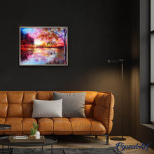 Afbeelding in Gallery-weergave laden, Diamond Painting - Vredig meer Diamond Painting Landschappen, landschappen