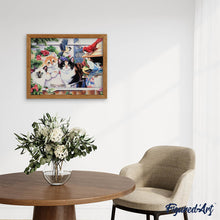 Afbeelding in Gallery-weergave laden, Diamond Painting - Katten en vogels dieren, vogels, katten, Diamond Painting Dieren