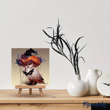Afbeelding in Gallery-weergave laden, Diamond Painting - Vogel met hoed dieren, vogels, Diamond Painting Dieren