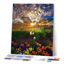 Afbeelding in Gallery-weergave laden, Diamond Painting - Bloemenveld Diamond Painting Bloemen, bloemen