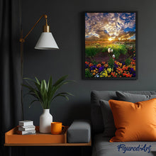 Afbeelding in Gallery-weergave laden, Diamond Painting - Bloemenveld Diamond Painting Bloemen, bloemen