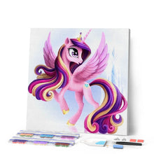 Afbeelding in Gallery-weergave laden, Diamond Painting - Cartoon Eenhoorn kinderen, Diamond Painting kinderen, Diamond Painting Films, kinderen, films, eenhoorns
