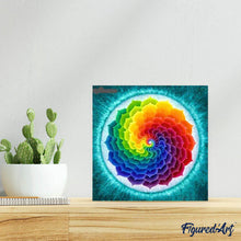 Afbeelding in Gallery-weergave laden, Diamond Painting - Kleurencirkel Diamond Painting Ontdek de wereld, ontdek de wereld
