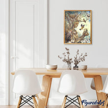 Afbeelding in Gallery-weergave laden, Diamond Painting - De vrouwenboom dieren, Diamond Painting Dieren, bomen