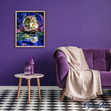 Afbeelding in Gallery-weergave laden, Diamond Painting - Wolven en de maanhemel dieren, Diamond Painting Dieren, konijnen, wolven
