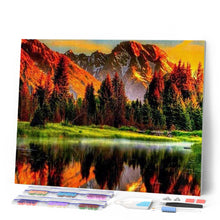 Afbeelding in Gallery-weergave laden, Diamond Painting - Bergen Diamond Painting Landschappen, landschappen, bergen