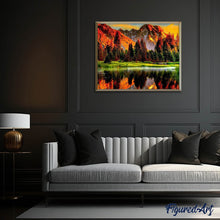 Afbeelding in Gallery-weergave laden, Diamond Painting - Bergen Diamond Painting Landschappen, landschappen, bergen