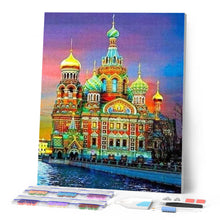 Afbeelding in Gallery-weergave laden, Diamond Painting - Kremlin van Moskou steden, Diamond Painting Steden