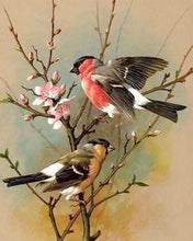 Afbeelding in Gallery-weergave laden, Diamond Painting - Vogels op Tak dieren, vogels, Diamond Painting Dieren