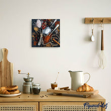 Afbeelding in Gallery-weergave laden, Diamond Painting - Kruiden en lepels Diamond Painting Keuken, keuken