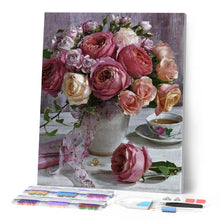 Afbeelding in Gallery-weergave laden, Diamond Painting - Boeket rozen Diamond Painting Bloemen, bloemen