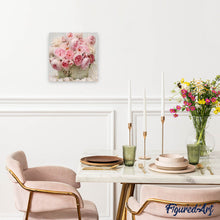Afbeelding in Gallery-weergave laden, Diamond Painting - Leven in roze Diamond Painting Bloemen, bloemen