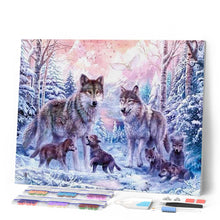 Afbeelding in Gallery-weergave laden, Diamond Painting - Wolven dieren, Diamond Painting Dieren, konijnen, wolven
