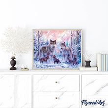 Afbeelding in Gallery-weergave laden, Diamond Painting - Wolven dieren, Diamond Painting Dieren, konijnen, wolven