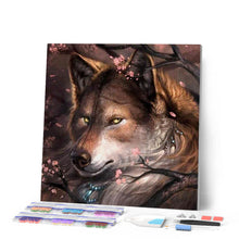 Afbeelding in Gallery-weergave laden, Diamond Painting - Wolf op zoek dieren, Diamond Painting Dieren, konijnen, wolven