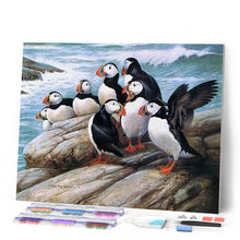Afbeelding in Gallery-weergave laden, Diamond Painting - Vogels aan zee dieren, vogels, Diamond Painting Dieren