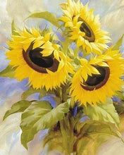 Afbeelding in Gallery-weergave laden, Diamond Painting - Kleine Zonnebloemen Diamond Painting Bloemen, bloemen