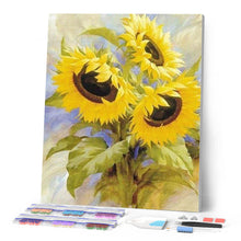 Afbeelding in Gallery-weergave laden, Diamond Painting - Kleine Zonnebloemen Diamond Painting Bloemen, bloemen