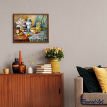 Afbeelding in Gallery-weergave laden, Diamond Painting - Fruit op tafel Diamond Painting Bloemen, bloemen