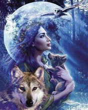 Afbeelding in Gallery-weergave laden, Diamond Painting - Koningin der Dieren dieren, Diamond Painting Dieren