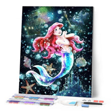 Afbeelding in Gallery-weergave laden, Diamond Painting - Zeemeermin en bubbels Diamond Painting Romantiek, romantiek