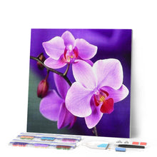 Afbeelding in Gallery-weergave laden, Diamond Painting - Paarse bloem Diamond Painting Bloemen, bloemen