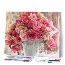 Afbeelding in Gallery-weergave laden, Diamond Painting - Groot boeket rozen Diamond Painting Bloemen, bloemen