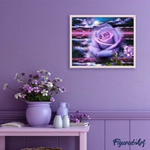 Afbeelding in Gallery-weergave laden, Diamond Painting - Roos en zee Diamond Painting Bloemen, bloemen