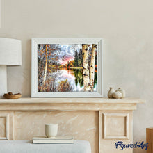 Afbeelding in Gallery-weergave laden, Diamond Painting - Berkenbomen en meer Diamond Painting Landschappen, landschappen