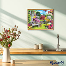 Afbeelding in Gallery-weergave laden, Diamond Painting - Mooie tuin Diamond Painting Landschappen, landschappen