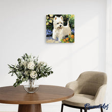 Afbeelding in Gallery-weergave laden, Diamond Painting - Hond Westie dieren, Diamond Painting Dieren, honden